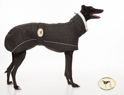 Black forest tweed coats for whippets - luxury tweed collection