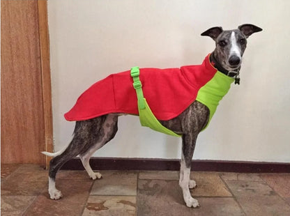 Sweat /Tee shirt for greyhounds, red&green - the sweat tee shirt collection