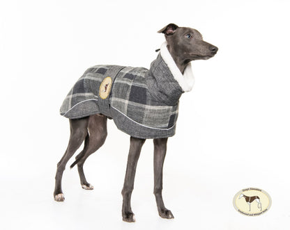 Ash Tweed coat for greyhounds-the luxury tweed collection