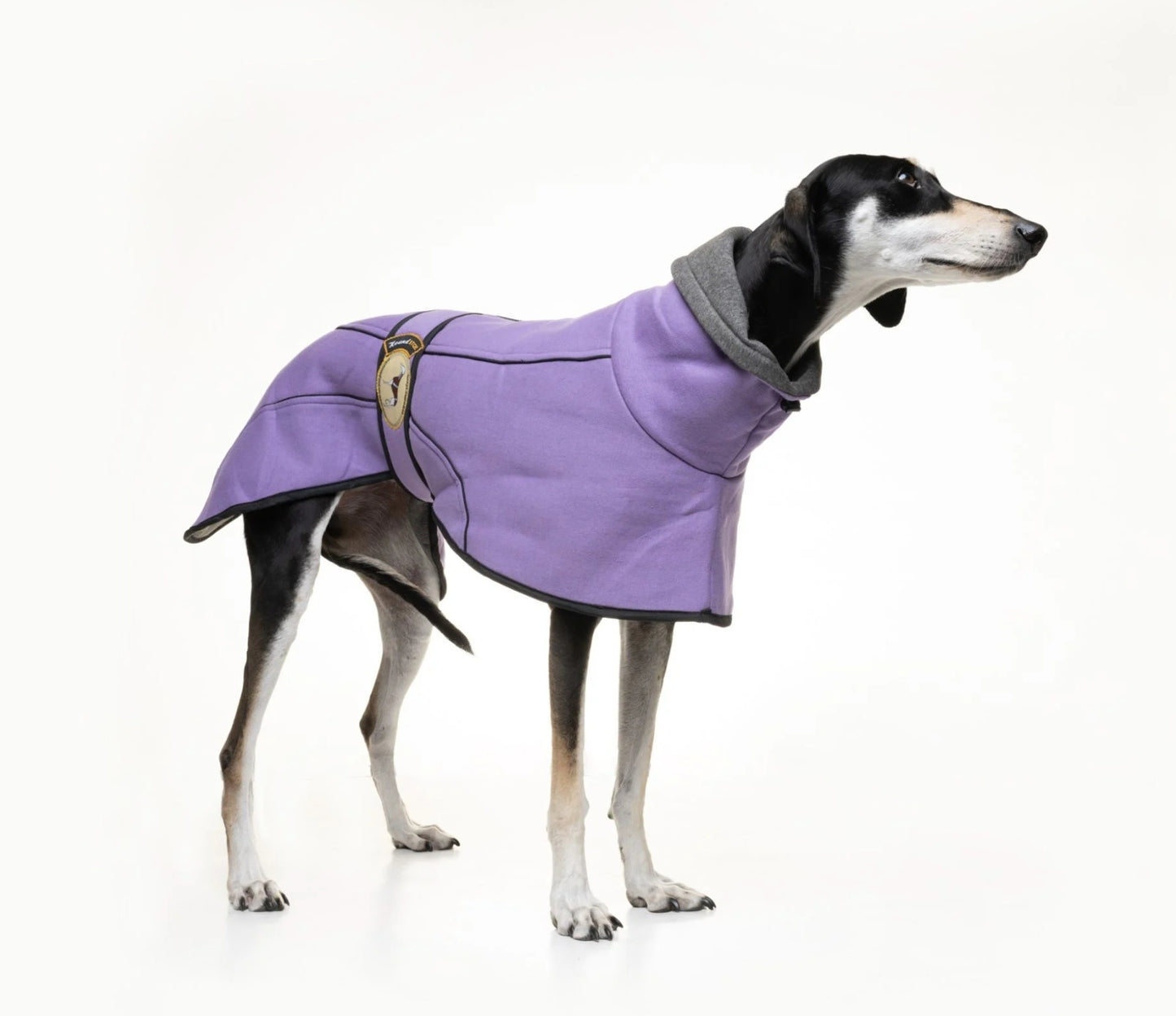 Heather Jersey Housecoat for Greyhounds and whippets - the jersey housecoat collection