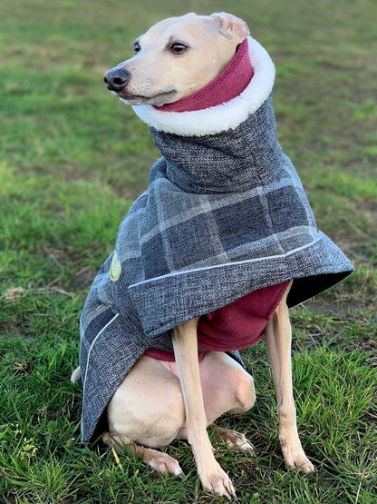 Ash Tweed coat for greyhounds-the luxury tweed collection