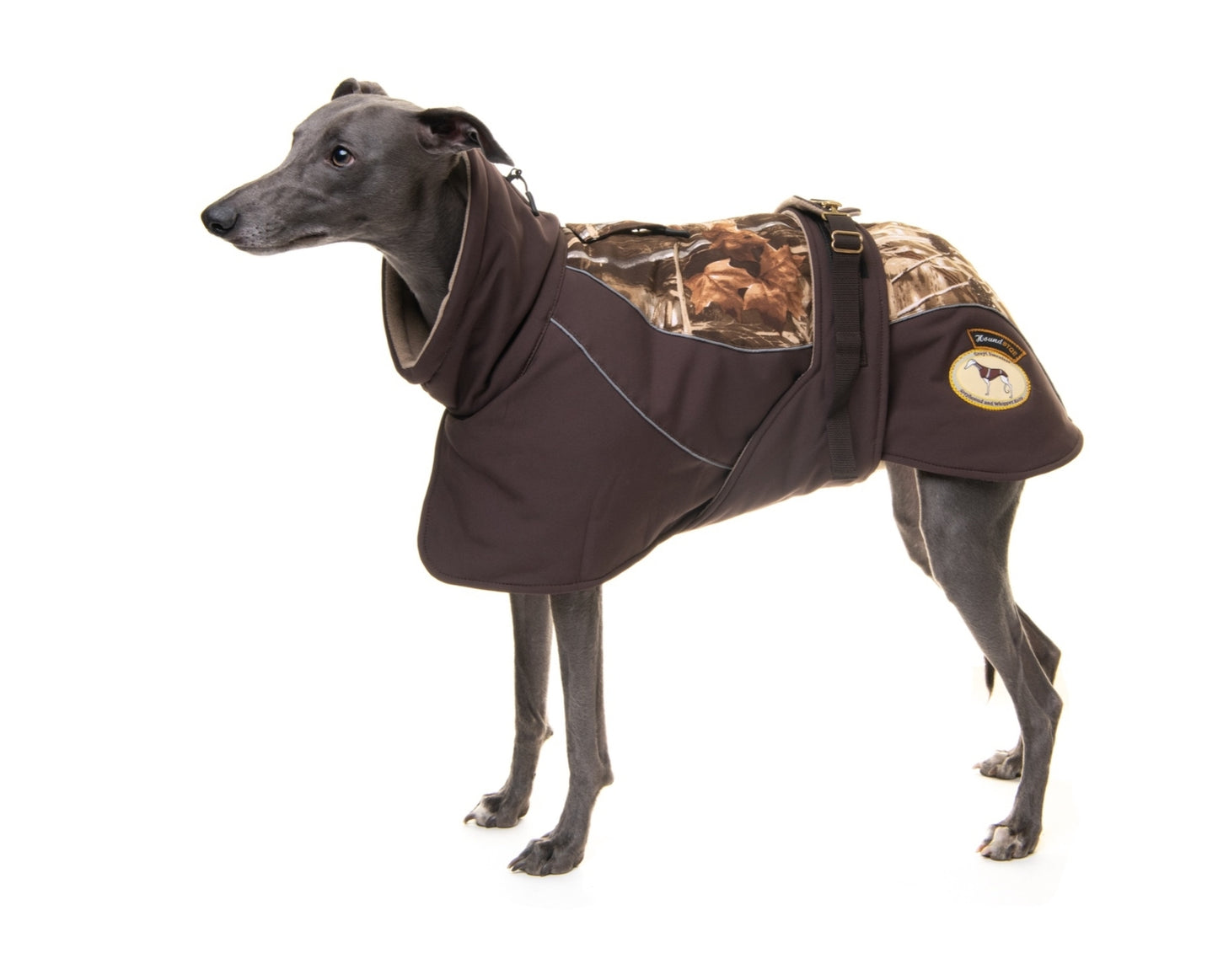 Sage or Brown Soft Shell Luxury Jacket for Whippets