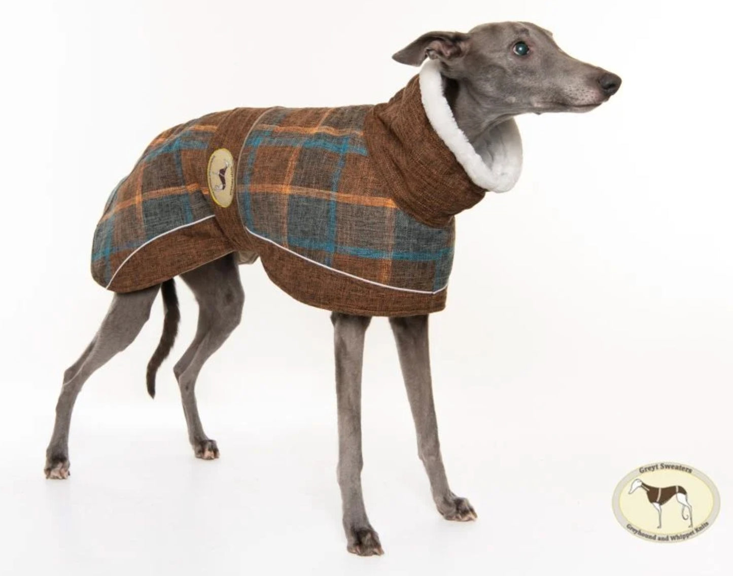 Maple tweed coats for greyhounds--the luxury tweed collection